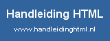 Banner Handleiding HTML