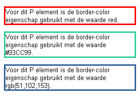 Voorbeeld border-color