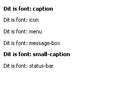 Voorbeeld font