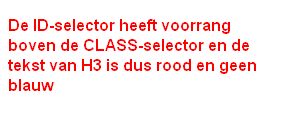 Voorbeeld class-selector